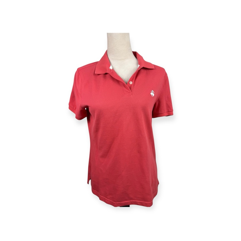 Brooks Brothers melon colored women’s polo short sleeve top size medium